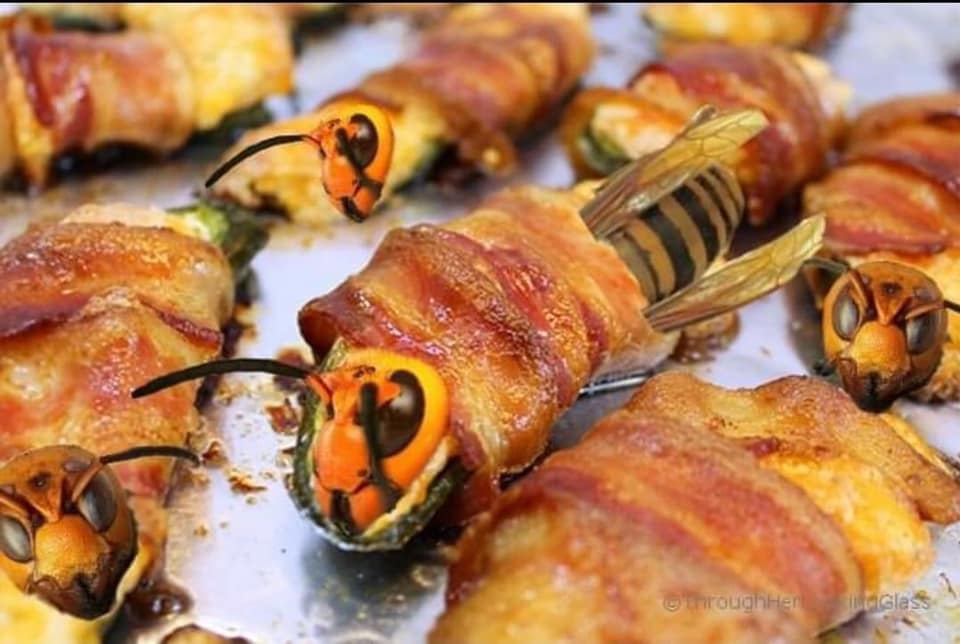 Bacon wrapped murder hornets.jpg